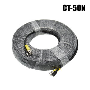 �h�ƃJ���� �P�[�u�� 4K�Ή� �d���E�f�������P�[�u���z�� 3C-2B ��d�V�[���h �yCT-50N BNC/50m�z