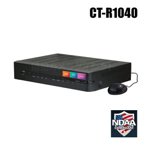 hƃJ H.265 8MP 4KΉ AHD/HD-TVI/CVBS 4chfW^R[_[iHDD1`10TBIjyCT-R1040z