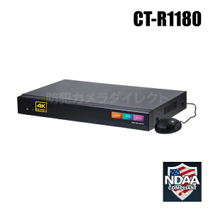 hƃJ H.265 8MP 4KΉ AHD/HD-TVI/CVBS 8chfW^R[_[iHDD1`20TBIjyCT-R1180z