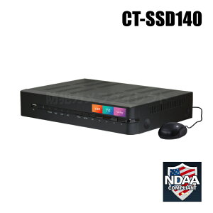 hƃJ H.265 8MP 4KΉ AHD/HD-TVI/CVBS 4chfW^R[_[iSSD1TB/2TBIjyCT-SSD140z