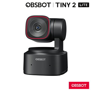 �yOBSBOT Tiny 2 Lite�zAI�p���[�h 4K PTZ �E�F�u�J���� �Q�[�����C�u�z�M �I�����C����c �v���[���Ɂi�ԕi�s�j