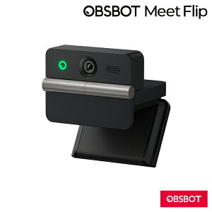 �yOBSBOT MEETFLIP�zOBSBOT Meet Flip AI���� �܂肽���ݎ� 4K�E�F�u�J���� Nintendo Switch 2�Ή��Q�[�����C�u�z�M �I�����C����c �v���[���Ɂi�ԕi�s�j
