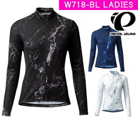 ☆【PEARL IZUMI（パールイズミ）2023年春夏モデル レディース】☆W718-BL UV プリント ロングスリーブ ジャージ 自転車 サイクルウエア 長袖 UVカット