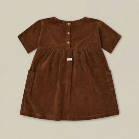 【プライスダウン】【送料無料】Soil Gather Dress (1-2Y,2-3Y,3-4Y) by organic zoo OZAW23 オーガニックズーAW23コレクション