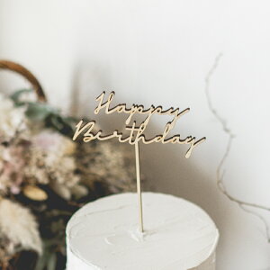 y[֑zؐ P[Lgbp[ nbs[o[Xf[ bcbasics a Happy Birthday o[Xf[p[eB[ tHgvbvX Cake Topper aP[L