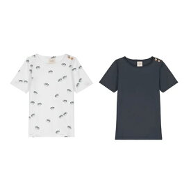 【クリアランス特別価格 8400円→1280円】【送料無料】UPF50+ Anti UV T-shirt Rio (GreyBlue)(6m-2y) by Studio Boheme Paris 子供 水着 ラッシュガード スイムウェア スイムスーツ ベビー 子供用水着 ベビー用水着 SSsale