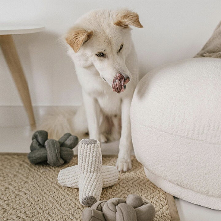 楽天市場 送料無料 犬用 おもちゃ Play Object Nou Gray Charcoal Lサイズ By Lambwolf Collective ペット 犬 猫 音が鳴るおもちゃ ぬいぐるみ トイ ノーズワーク 刺激 噛む マッサージ インテリア おしゃれ オブジェ ロープトイ basics 海外インテリア 子供服