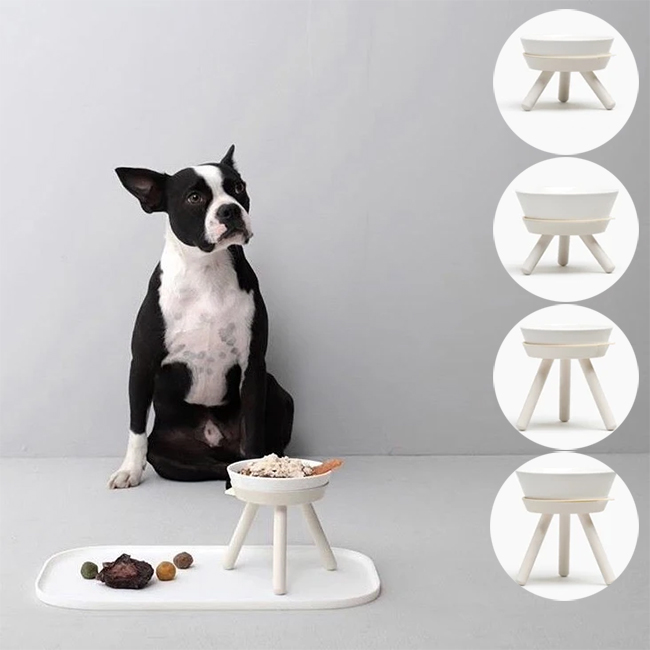 Oreo Table Beige INHERENT  ペット用 オレオ フードボウル＆テーブルセット フードボウル フードテーブル 犬用 猫用 ペット用品 シンプル おしゃれ 韓国 ペット 雑貨