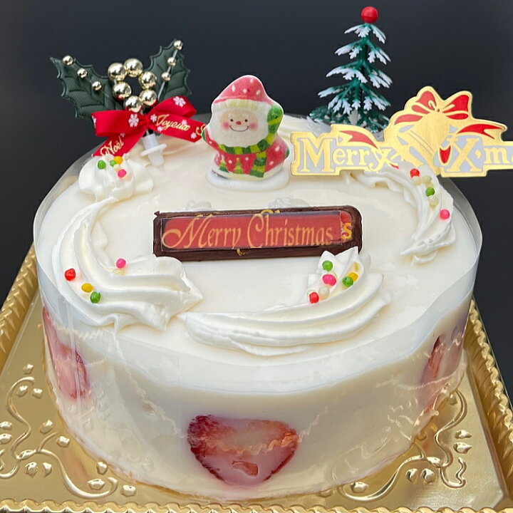 楽天市場 クリスマスケーキ 6号 大阪 ヨーグルト 18cm ヨーグルトケーキ 21 予約 クリスマス ケーキ お取り寄せ 子供 人気 サンタ 飾り 冷凍 ギフト サイズ プレゼント スイーツ お菓子 フルーツケーキ 創業41年老舗ケーキ屋 cスイーツ
