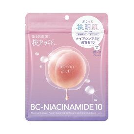 ももぷり　潤いバリアセラムマスク　N　7枚　148mL