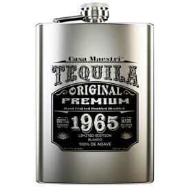 テキーラ・カサ・マエストリ フラスクボトル 200ml 40％ 700064761021【メキシコ】【スキットル】【スピリッツ】【洋酒】【Tequila】【59001】【R506】【Y49】
