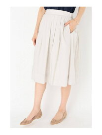 ウラコーティングタックギャザースカート B.C STOCK ベーセーストック スカート その他のスカート グレー【送料無料】[Rakuten Fashion]