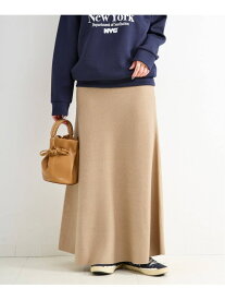 【SALE／50%OFF】手洗い可 / 吸湿発熱 / ソリストヒートフレアスカート B.C STOCK ベーセーストック スカート ロング・マキシスカート ブラック グレー ベージュ【RBA_E】[Rakuten Fashion]