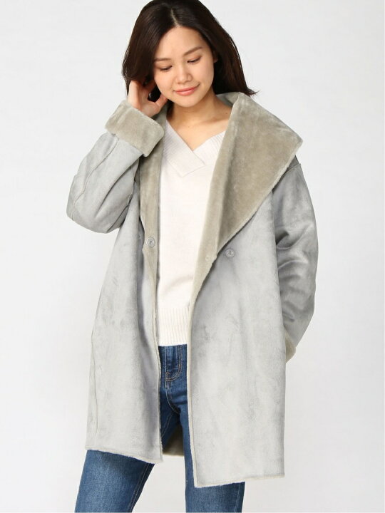 楽天市場】【SALE／75%OFF】(W)リバーシブルフェイクムートンショール  