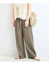 《追加4》手洗い可 / セルロースワイドパンツ B.C STOCK ベーセーストック パンツ スラックス・ドレスパンツ カーキグリーン ブラック ブルー ベージュ【送料無料】[Rakuten Fashion]