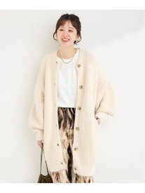 【SALE／50%OFF】ビアードミドルコクーンカーディー B.C STOCK ベーセーストック トップス カーディガン グレー ベージュ【RBA_E】[Rakuten Fashion]