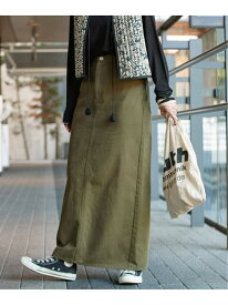 【SALE／30%OFF】【WEB+一部店舗限定】ウォッシャブル / チノスカート B.C STOCK ベーセーストック スカート ロング・マキシスカート カーキグリーン ブラック【RBA_E】【送料無料】[Rakuten Fashion]