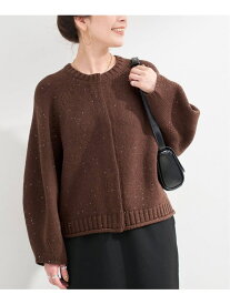 【SALE／30%OFF】手洗い可 / スパンコールカーディガン B.C STOCK ベーセーストック トップス カーディガン ブルー ベージュ ブラウン【RBA_E】【送料無料】[Rakuten Fashion]