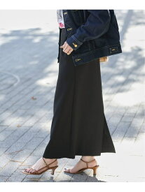 手洗い可 / T/R ダブルクロス スカート B.C STOCK ベーセーストック スカート ロング・マキシスカート ブラック ベージュ【送料無料】[Rakuten Fashion]