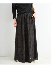 《追加4予約》手洗い可 / アイレットレイヤーイージーワイドパンツ B.C STOCK ベーセーストック パンツ その他のパンツ ホワイト ブラック【先行予約】*【送料無料】[Rakuten Fashion]