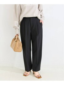 手洗い可 / T/R ダブルクロス パンツ B.C STOCK ベーセーストック パンツ スラックス・ドレスパンツ ベージュ ブラック【送料無料】[Rakuten Fashion]