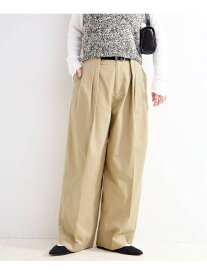 ウォッシャブル / T/Cワイドチノパンツ B.C STOCK ベーセーストック パンツ チノパンツ ベージュ ブラック カーキグリーン【送料無料】[Rakuten Fashion]