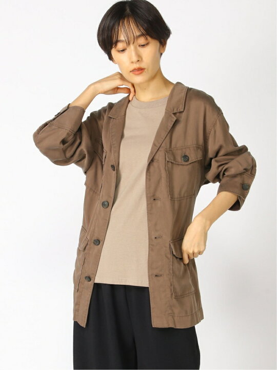 楽天市場】【SALE／70%OFF】SLOBE IENA/(W)リヨセルリネンサファリJK 