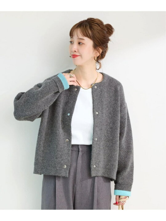 楽天市場】【SALE／30%OFF】2層スムース編みニットブルゾン B.C STOCK 
