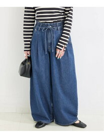 ウォッシャブル / DU JOUR / デュ ジュール DRAW-SASH PEG JEAN B.C STOCK ベーセーストック パンツ ジーンズ・デニムパンツ ブルー ネイビー【送料無料】[Rakuten Fashion]