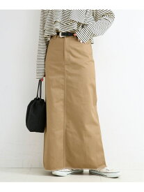《予約》【WEB限定】ウォッシャブル / PLCチノトラペーズスカート B.C STOCK ベーセーストック スカート ロング・マキシスカート ブラック ベージュ カーキグリーン【先行予約】*【送料無料】[Rakuten Fashion]