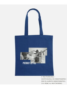 �ySALE�^50%OFF�zTRICOMER/�g���R���� �ʒ� GODARD PIERROT LE FOU TOTE B.C STOCK �x�[�Z�[�X�g�b�N �o�b�O �g�[�g�o�b�O �x�[�W�� �u���[ �u���b�N ���b�h�yRBA_E�z[Rakuten Fashion]