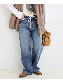 【SALE／50%OFF】【WEB限定】ウォッシャブル /ドロストデニム B.C STOCK ベーセーストック パンツ ジーンズ・デニムパンツ ブラック ブルー【RBA_E】【送料無料】[Rakuten Fashion]