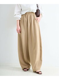 《予約》【WEB限定】ウォッシャブル / 梳毛調ボリュームイージーパンツ B.C STOCK ベーセーストック パンツ その他のパンツ ベージュ【先行予約】*【送料無料】[Rakuten Fashion]