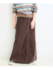 【SALE／30%OFF】【WEB限定】ウォッシャブル / ヴィンテージコールトラペーズスカート B.C STOCK ベーセーストック スカート ロング・マキシスカート ベージュ ブラック ブラウン【RBA_E】【送料無料】[Rakuten Fashion]