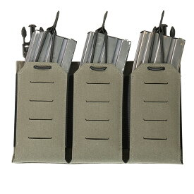 WARRIOR ASSAULT SYSTEM レーザーカット デタッチャブル トリプル 5.56 マグポーチ – 高耐久フロントパネル