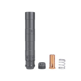 RGW Obsidian 9mmタイプ サプレッサー サイレンサー 東京マルイ/VFC MP5対応アダプター付