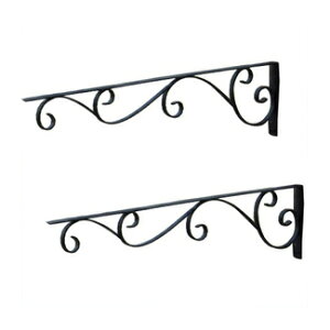 ブラケット シェルフサポート おしゃれ 綺麗 リフォーム DIY 交換 棚受け アイアン 奥行80×高20cm INK-1401158H