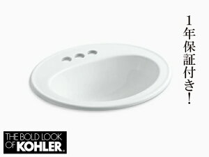 ʃ{E ߍ  傫 傫 퐻  tH[ VN I[o 3 4C` R[[ yjg KOHLER Pennington 51.4cm K-2196T-4-0 [ϕs]