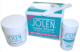 【日本代理店JOLENJAPAN正規品】ジョレンクリームブリーチ〈クリーム状脱色剤〉1剤7g2剤28g　クリーム状なので垂れにくく、ブリーチしたいところにピンポイントで脱色。まゆ毛、眉毛