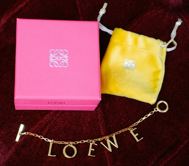 楽天市場】LOEWE ロエベ スターリングシルバー チェーンブレスレット 