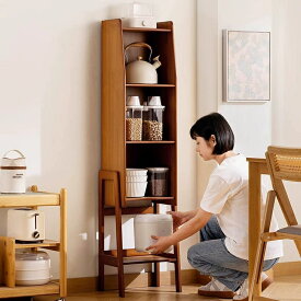 食器棚 キッチンスパイスラック収納ラック用品収納ラック階層型多機能収納キャビネットキャビネットダイニングサイドキャビネットオープン収納 組立品