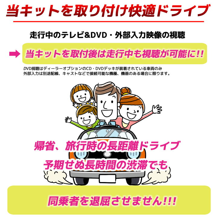 楽天市場 メール便 送料無料 Toyota トヨタ 走行中テレビが見れる キット ディーラーオプションナビ Nscp W64 Tvキット テレビキット テレビキャンセラー Tv キャンセラー 車 Dvd ナビ カーナビ 配線 ケーブル Tvジャンパー テレビジャンパー Be Nice Store