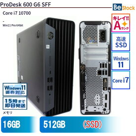 中古デスクトップHP ProDesk 600 G6 SFF 9AW71AV 【中古】 HP ProDesk 600 G6 SFF 中古デスクトップCore i7 Win11 Pro 64bit HP ProDesk 600 G6 SFF 中古デスクトップCore i7 Win11 Pro 64bit