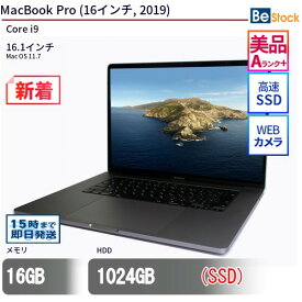 中古ノートパソコンApple MacBook Pro (16インチ, 2019) MVVK2J/A 【中古】 Apple MacBook Pro (16インチ, 2019) 中古ノートパソコンCore i9 Mac OS 11.7