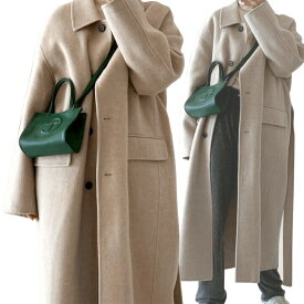 楽天市場 コート レディース 冬 柄無地 の通販