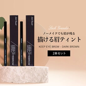 眉ティント 剥がさない 日本製 ダークブラウン ティント ペン テクニコ ラッシュグランディール キープアイブロウ メンズ 眉毛 消えない 落ちない ギフト ラッピング