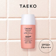 TAEKO サンスクリーン 日焼け止め美容液 ノンケミカル SPF50+ PA++++ 低刺激 敏感肌 トーンアップ ウォー…
