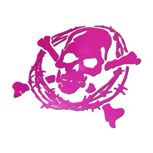 ���ʃJ�b�e�B���O�X�e�b�J�[ �X�J���i�h�N���j �^�C�vC2�L�h�S���g 9cm×8.1cm ���b�L�^�C�v �s���N�~���[