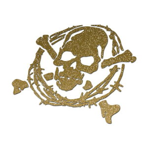 �y��T�C�Y�z��������X�J���X�e�b�J�[ �؂蔲���^�C�vC2�L�h�S���g 17cm×15.4cm �S�[���h����