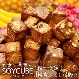 大麦と果実のソイキューブ 送料無料 選べる ヘルシー スイーツ ダイエット 置き換え SOYCUBE たんぱく質 大豆プロテイン 食物繊維 大豆 ダイエット ドライフルーツ アーモンド ビー・ドット・ラボ ビーラボ B.LABO 蒲屋忠兵衛商店